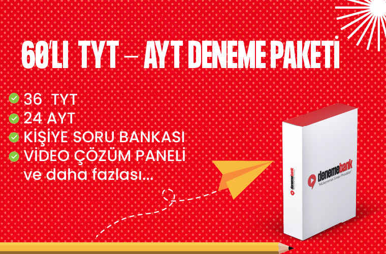 60 LI TYT AYT DENEME PAKETİ