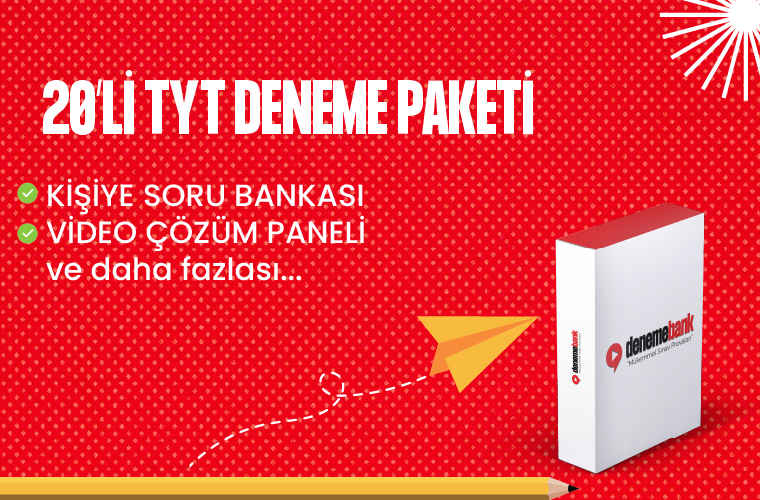 20 Lİ TYT DENEME PAKETİ